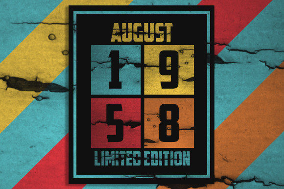Retro August 1958 Limited Edition