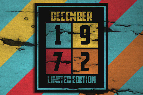 Retro December 1972 Limited Edition