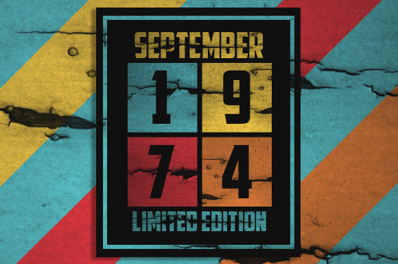 Retro September 1974 Limited Edition