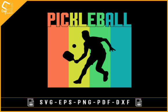 Vintage Retro Pickleball Player T-shirt